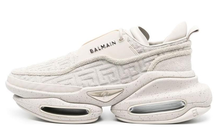 Balmain B-Bold Low 'White Leather'