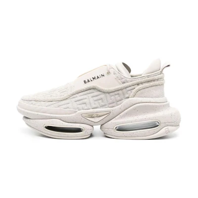 Balmain B-Bold Low 'White Leather'