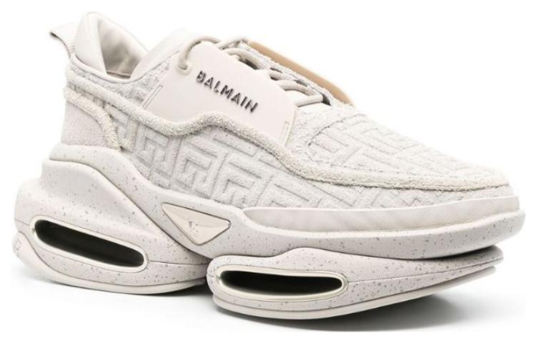 Balmain B-Bold Low 'White Leather' 圖 2