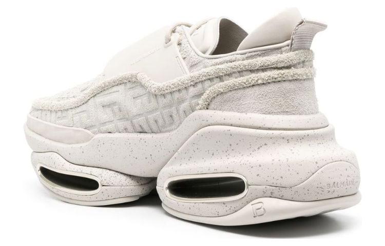 Balmain B-Bold Low 'White Leather' 圖 4