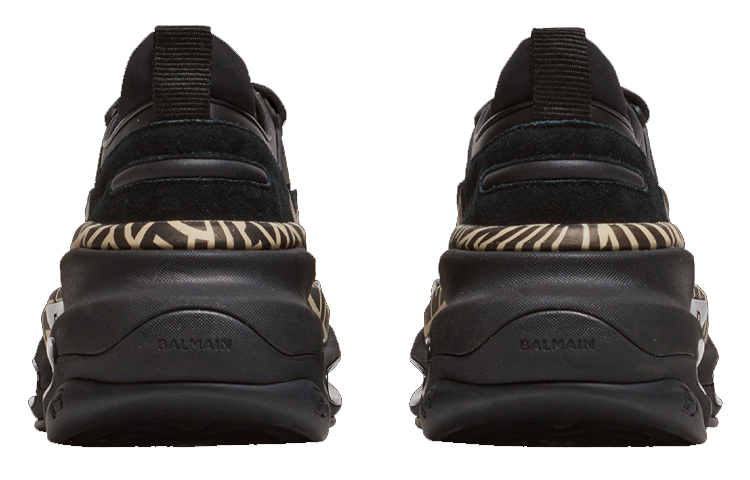 Balmain B-Bold Low Sneaker 'Black Logo Print' 圖 5