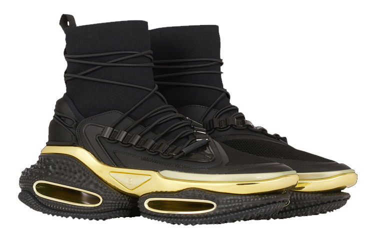 Balmain B-Bold RNNR 'Black Mesh Elastic' 圖 2