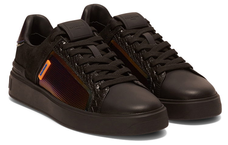 Balmain B-Court 'Black Leather' 圖 2