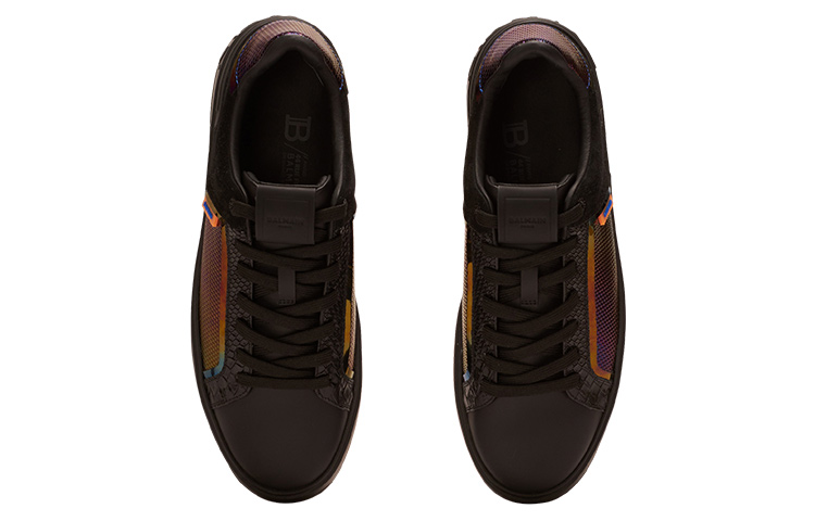 Balmain B-Court 'Black Leather' 圖 3