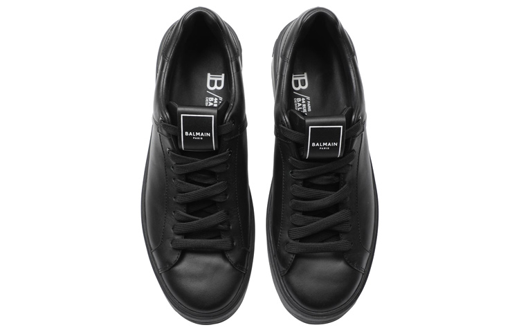 Balmain B-Court 'Black Leather' 圖 3