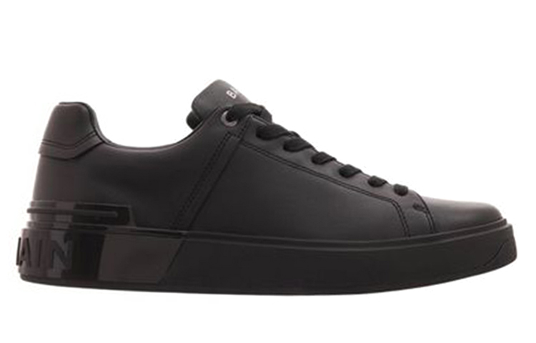 Balmain B-Court 'Black Leather' 圖 2