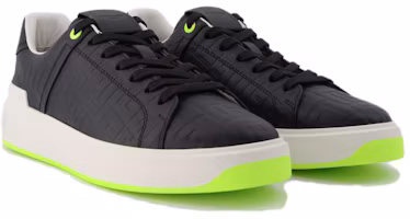 Purchase 발망 B-코트 블랙 레터 (Balmain B-Court Black Letter) YM1VI288LPMCEAB
