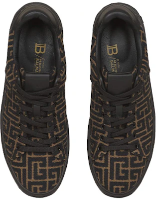 Balmain B-Court 'Khaki Black' WM0VI244TJMSUBK Lookbook Balmain B-Court 'Khaki Black' WM0VI244TJMSUBK