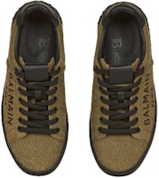 Balmain B-Court 'Cetak Logo Khaki' YM1VI288TWCLUBK Lookbook Balmain B-Court 'Cetak Logo Khaki' YM1VI288TWCLUBK