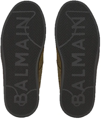 발망 B-Court 카키 로고 프린트 스니커즈 YM1VI288TWCLUBK Details for 발망 B-Court 카키 로고 프린트 스니커즈 YM1VI288TWCLUBK