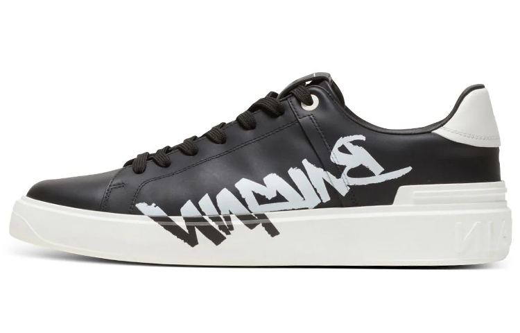 Balmain B-Court 'Printed - Black' BM1VI288LBAL-EAB