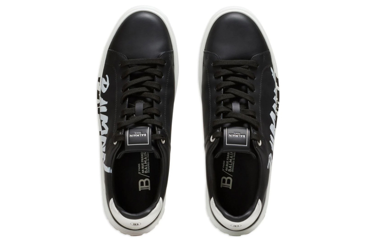 Lookbook Balmain B-Court 'Cetak - Hitam' BM1VI288LBAL-EAB
