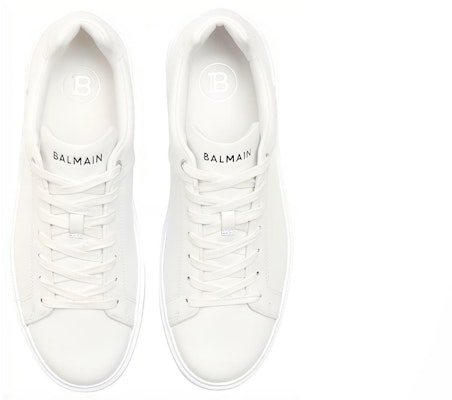 발망 B-코트 화이트 레더 (Balmain B-Court White Leather) WM1VI244LSMM0FA Lookbook 발망 B-코트 화이트 레더 (Balmain B-Court White Leather) WM1VI244LSMM0FA