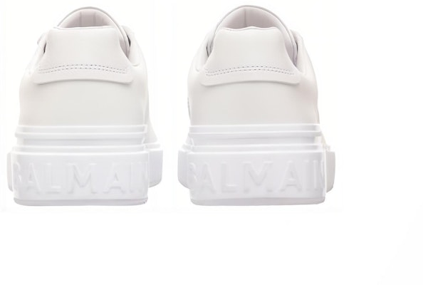발망 B-코트 화이트 레더 (Balmain B-Court White Leather) WM1VI244LSMM0FA Shop 발망 B-코트 화이트 레더 (Balmain B-Court White Leather) WM1VI244LSMM0FA