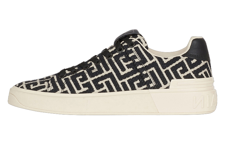 Balmain B-Court Low-Top Jacquard YM1VI288TJCMGFE