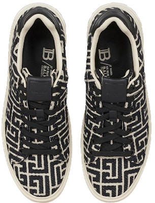 Balmain B-Court Low-Top Jacquard YM1VI288TJCMGFE Lookbook Balmain B-Court Low-Top Jacquard YM1VI288TJCMGFE