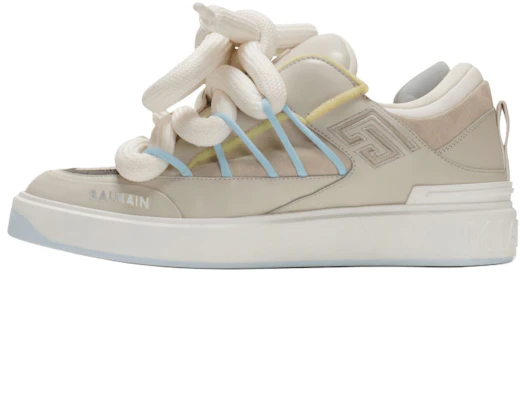 Balmain B-Court Low-Top Sneakers Beige Calfskin with Embroidered Logo. DM1VI361LGCT Buy Balmain B-Court Low-Top Sneakers Beige Calfskin with Embroidered Logo. DM1VI361LGCT