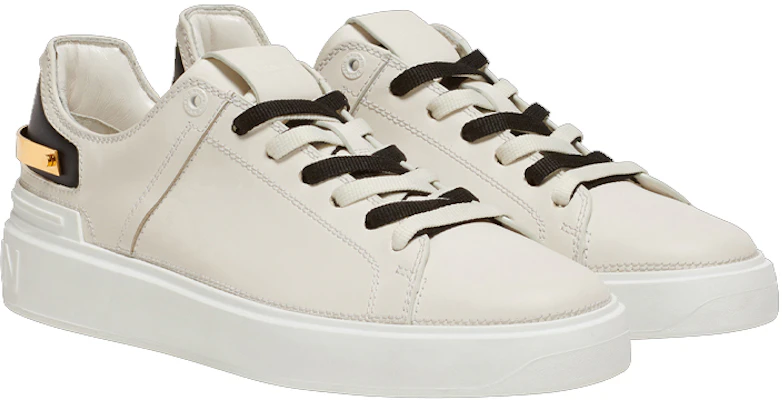 발망 B-코트 로우탑 화이트 블랙 (Balmain B-Court Low-Top White Black) YM0VI310LTPR0FA Lookbook 발망 B-코트 로우탑 화이트 블랙 (Balmain B-Court Low-Top White Black) YM0VI310LTPR0FA