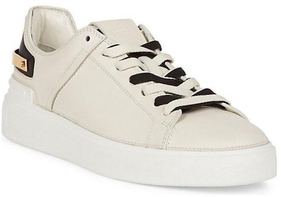 Balmain B-Court Low-Top White Black YM0VI310LTPR0FA Shop Balmain B-Court Low-Top White Black YM0VI310LTPR0FA