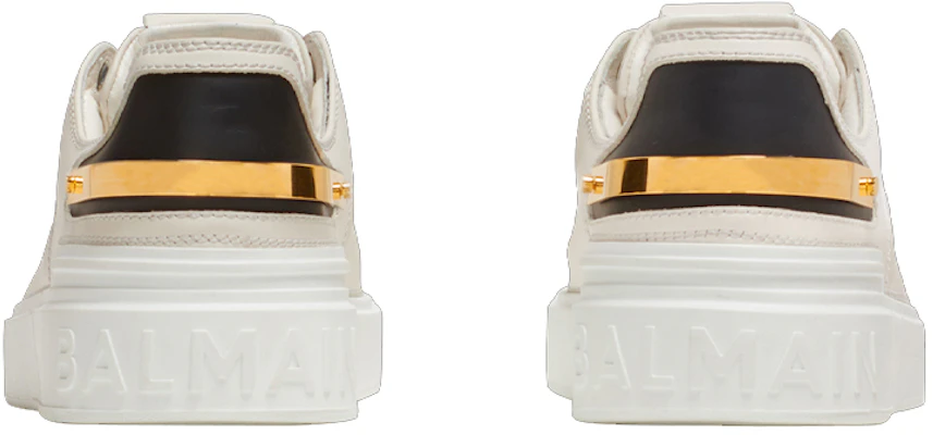 발망 B-코트 로우탑 화이트 블랙 (Balmain B-Court Low-Top White Black) YM0VI310LTPR0FA Purchase 발망 B-코트 로우탑 화이트 블랙 (Balmain B-Court Low-Top White Black) YM0VI310LTPR0FA