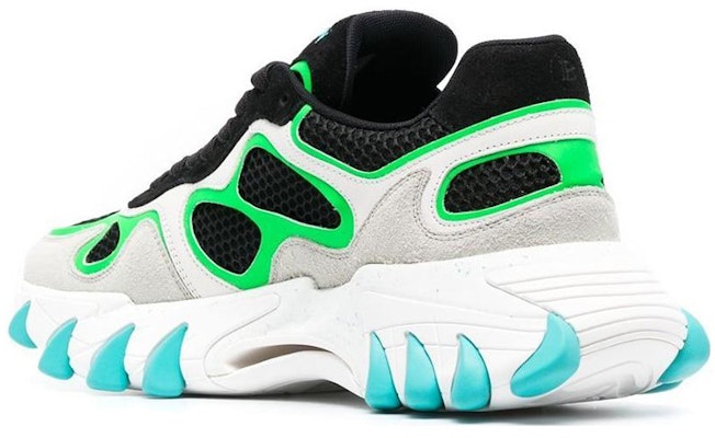 발망 B-East 블랙 화이트 그린 (Balmain B-East Black White Green) AM1VI327THTF Shop 발망 B-East 블랙 화이트 그린 (Balmain B-East Black White Green) AM1VI327THTF