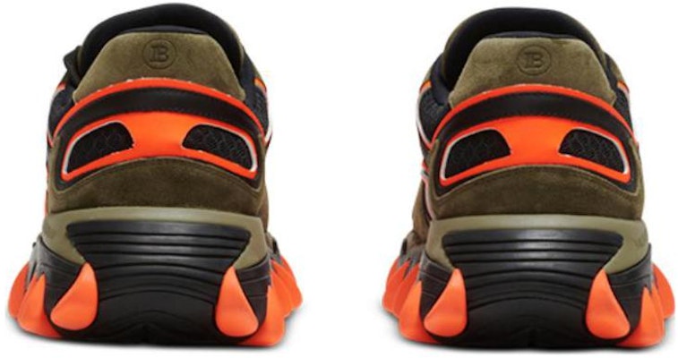 Balmain B-East 'Military Green Neon Orange' BM1VI327TSVM Lookbook Balmain B-East 'Military Green Neon Orange' BM1VI327TSVM