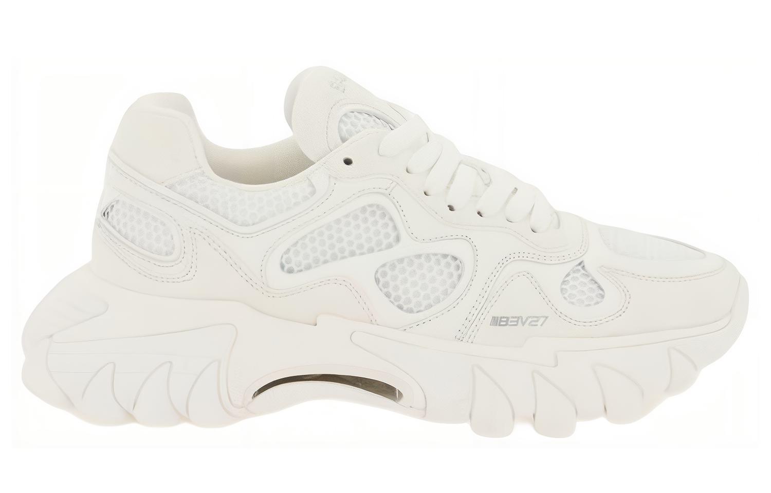 Balmain B-East 'White Leather Logo Strap' 圖 2