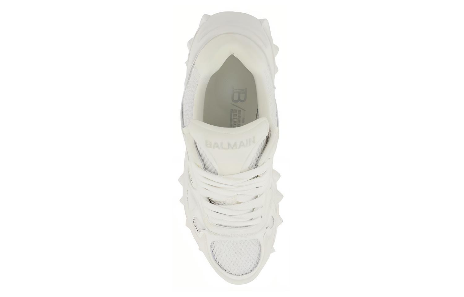 Balmain B-East 'White Leather Logo Strap' 圖 4