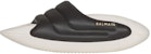 Balmain B-IT Mules Hitam Putih AM1VL299LPQPEAB