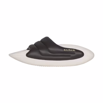 Balmain B-IT Mules Black White