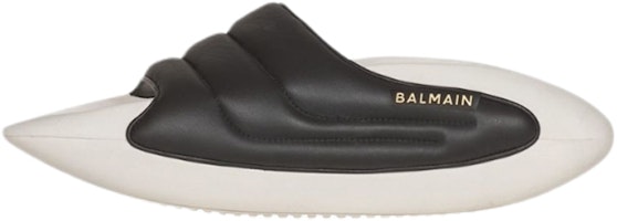 Balmain B-IT Mules Black White AM1VL299LPQPEAB Balmain B-IT Mules Black White AM1VL299LPQPEAB