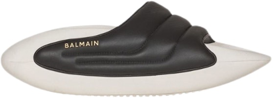 발망 B-IT 뮬 블랙 화이트 (Balmain B-IT 뮬 블랙 화이트) AM1VL299LPQPEAB Order 발망 B-IT 뮬 블랙 화이트 (Balmain B-IT 뮬 블랙 화이트) AM1VL299LPQPEAB