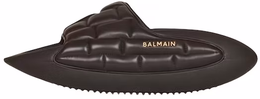 Balmain B-IT Mules Quilted Black XM0VL299LWCN0PA Balmain B-IT Mules Quilted Black XM0VL299LWCN0PA