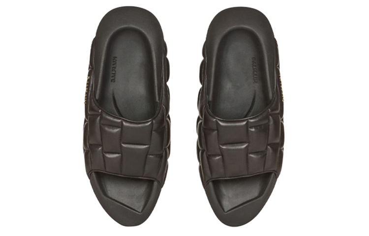 Balmain B-IT Mules Quilted Black 圖 3