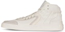Buy 巴尔曼 BALMAIN 皮革和绒面革 B-Skate 高筒時尚板鞋 白色