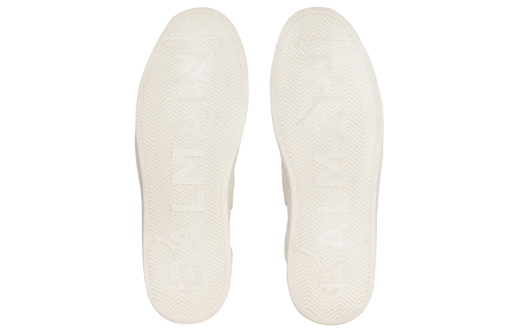 Purchase 巴尔曼 BALMAIN 皮革和绒面革 B-Skate 高筒時尚板鞋 白色