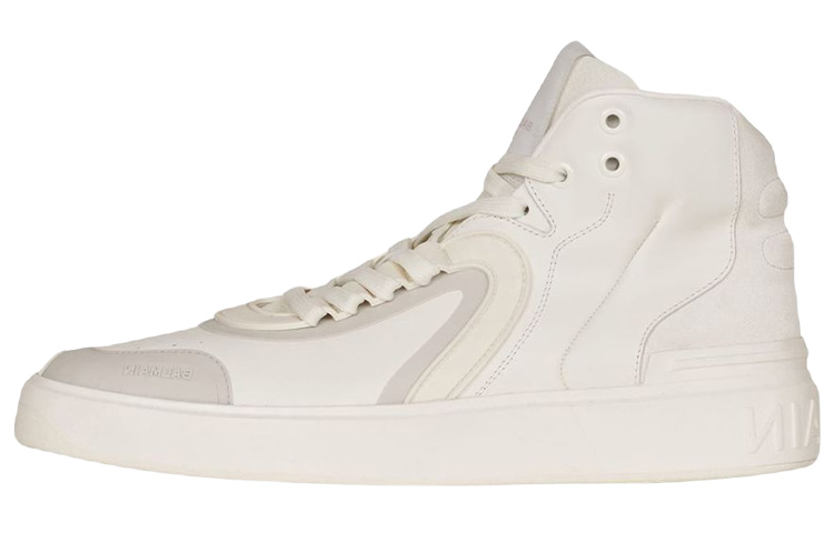 Balmain B-Skate High 'White Suede' XM1VG293LTLC0FA
