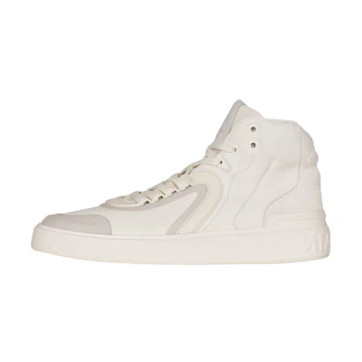 Balmain B-Skate High 'White Suede'