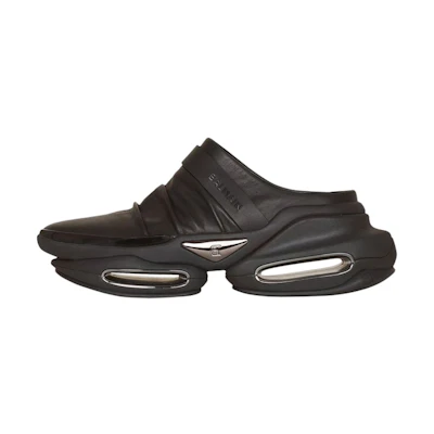 Balmain B-Bold 'Black Fashion Slides'
