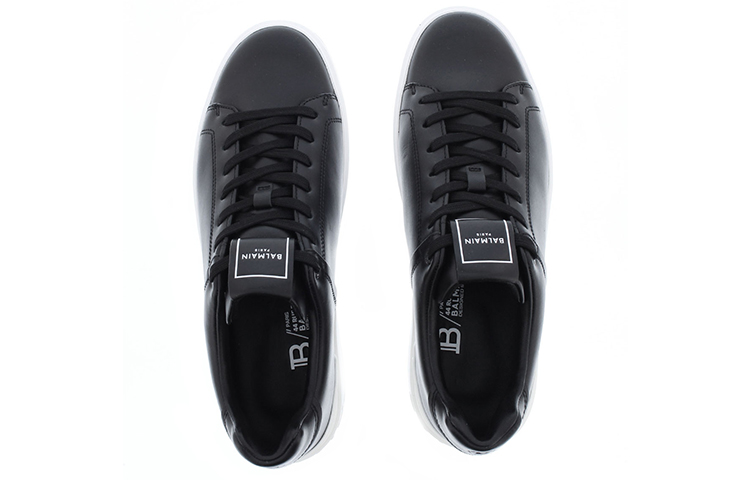 Lookbook 발망 B코트 블랙 컬러블록 (Balmain B Court Black Colorblock) VM1C244LSMMEAB
