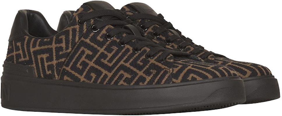 Balmain B-Court 'Khaki Black' WM0VI244TJMSUBK Order Balmain B-Court 'Khaki Black' WM0VI244TJMSUBK