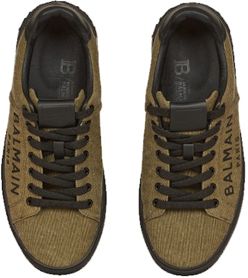Balmain B-Court 'Cetak Logo Khaki' YM1VI288TWCLUBK Lookbook Balmain B-Court 'Cetak Logo Khaki' YM1VI288TWCLUBK