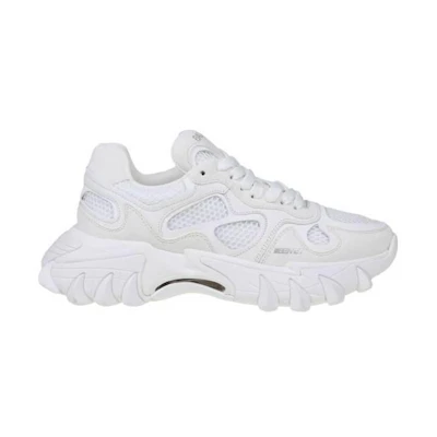 Balmain B-EAST Sneakers 'White Leather and Mesh'