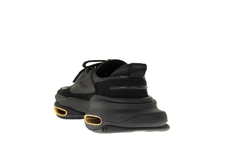 Balmain Balenciaga Triple S 'Bold Black Suede and Leather' 圖 3