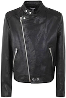 Balmain Black Solid Color Zip-Up High Neck Jacket CH1TD010-LC46-0PA Balmain Black Solid Color Zip-Up High Neck Jacket CH1TD010-LC46-0PA