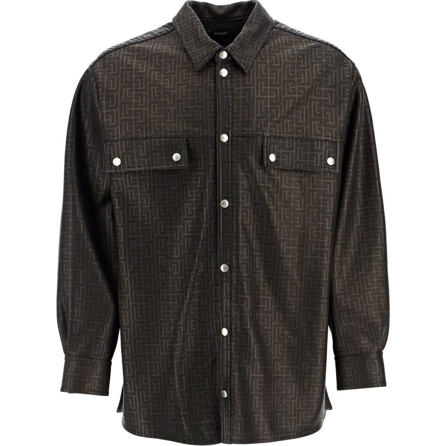 Balmain Black Striped Collar Long Sleeve Jacket AH0HS185-LC42-0PA