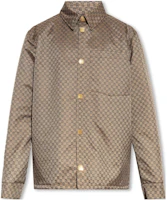 Balmain Brown Monogram Single-Breasted Long Sleeve Jacket BH2HD002-XH53-WFP Balmain Brown Monogram Single-Breasted Long Sleeve Jacket BH2HD002-XH53-WFP