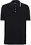 Buy BALMAIN Polo Hitam Bordir Lengan Pendek Pullover. CH1GC026-BC62-EAB