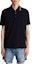 Lookbook BALMAIN Polo Hitam Bordir Lengan Pendek Pullover. CH1GC026-BC62-EAB