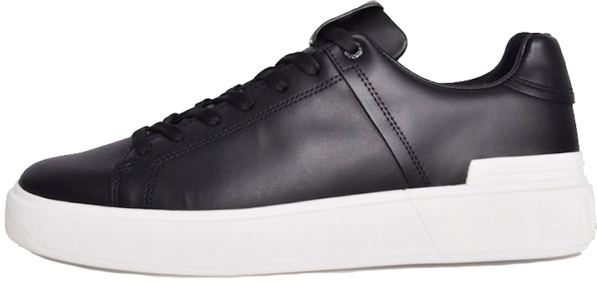 Balmain Fashion Sneakers 'Black Leather' WM1VI244LSMMEAB Buy Balmain Fashion Sneakers 'Black Leather' WM1VI244LSMMEAB